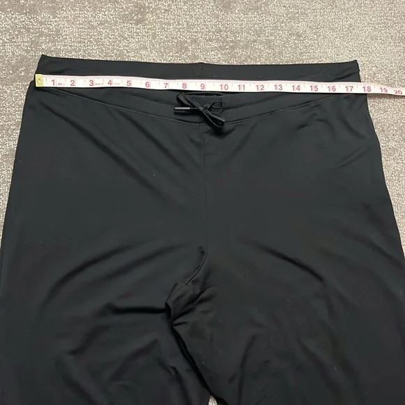 Quince Flow Knit Wide Leg Black Pant Size L - Picture 2 of 9